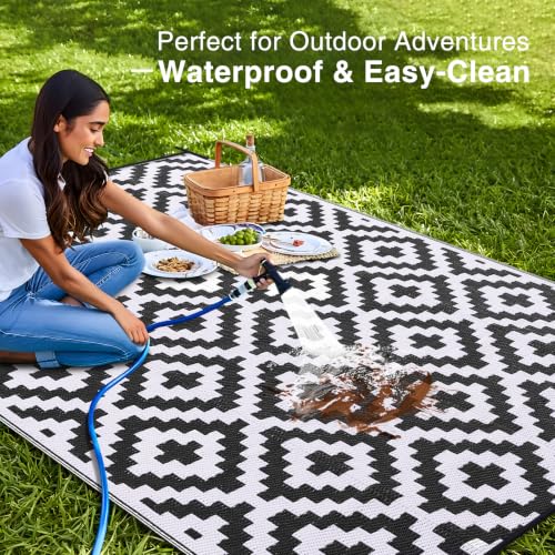 Outdoor Rug 9x18 ft Waterproof Reversible Mat