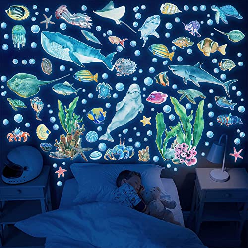 Glow in The Dark Wall Decals (68 Count)