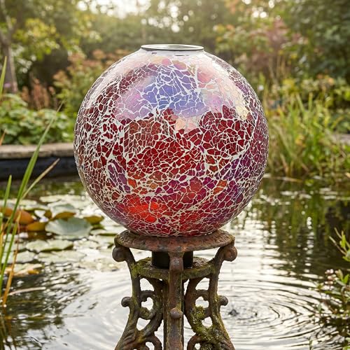 Sunnydaze Solar Gazing Ball for Garden