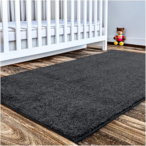 Soft & Colorful 4' Round Kids Classroom Area Rug