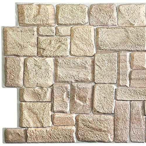 PG7005 Beige Faux Limestone (5.61 Sq Ft)