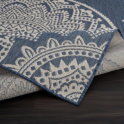 Outdoor Rug 9x12 Modern Area Rugs for Large Indoor and Outdoor Patios and Porches
