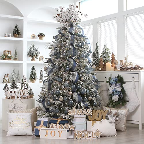 25 Pack Assorted Clear Christmas Ball Ornaments (25 Count)