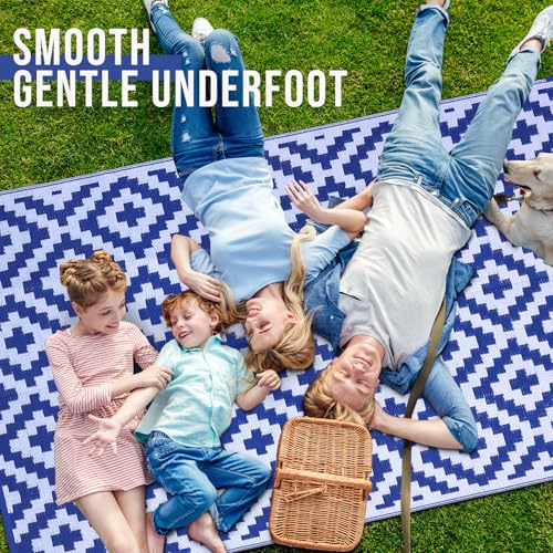 Outdoor Rug 8x10 ft Waterproof Reversible Mat (80 Count)