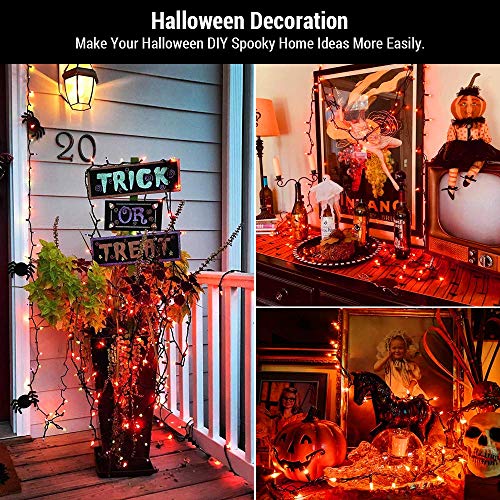 Orange Halloween Lights 300 Count 69.6ft Incandescent Light String (69.6 Foot)