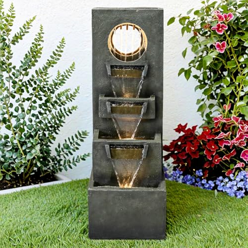 39.3" Modern Cascading Indoor