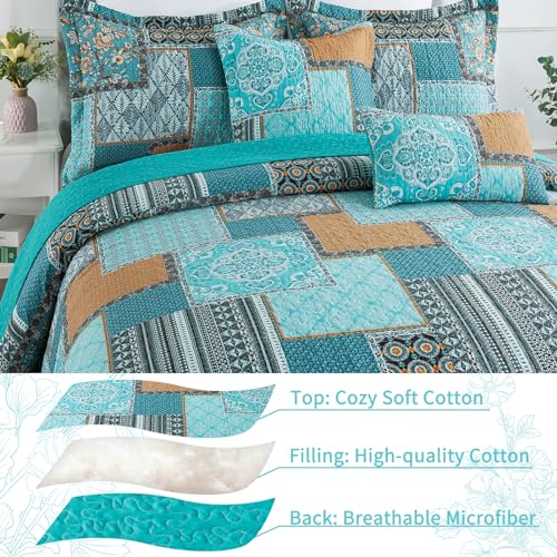 Cotton Quilt Queen Size Bedding Set