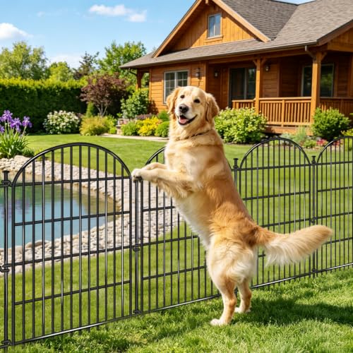 20 Panels No Dig Decorative Garden Fence (20 Count)