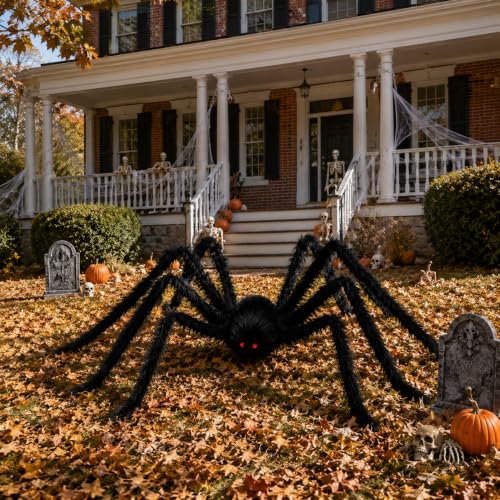 12FT Giant Spider Halloween Decorations Outdoor (12FT)