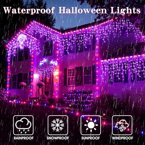 Halloween Icicle Lights Outdoor