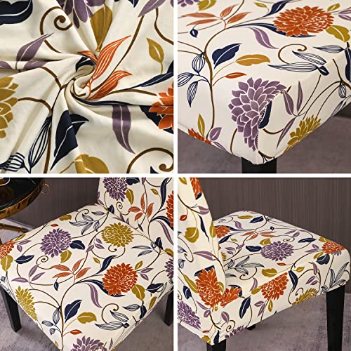 Pattern Chair Covers for Dining Room Set of 4