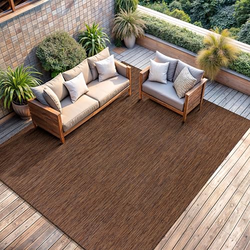 Outdoor Rug 10x14 Modern Area Rugs for Large Indoor and Outdoor Patios and Porches