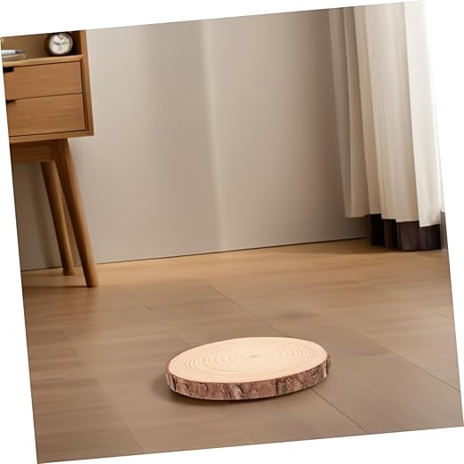 POPETPOP 2pcs Outdoor Stepping Stones Wooden Garden Pathway Stones DIY Kit for Landscaping Safe Non-Slip Surface