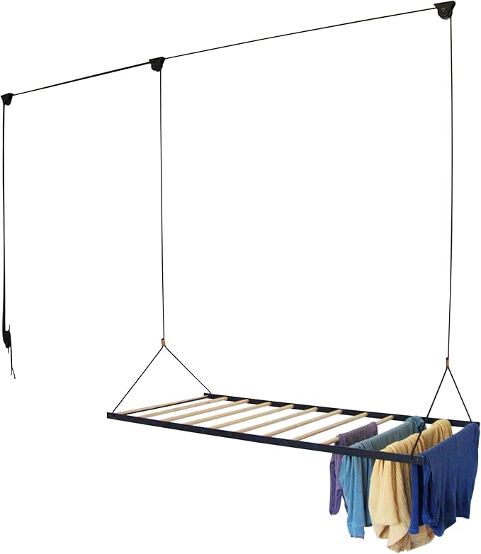Ceiling Laundry Drying Rack w/Pulley System (48 INCHES)