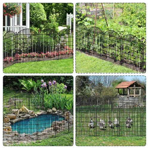 15 Panels No Dig Decorative Garden Fence (15 Count)