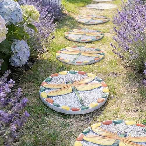 Decorative Garden Stepping Stone Dragonfly