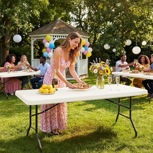 Fitted Tablecloth for 8 Foot Rectangle Tables (6 Count)