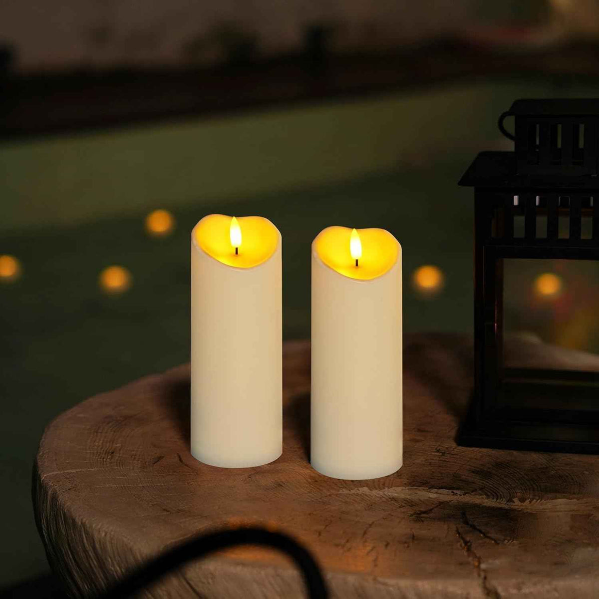 3x8 Waterproof Flameless Candles