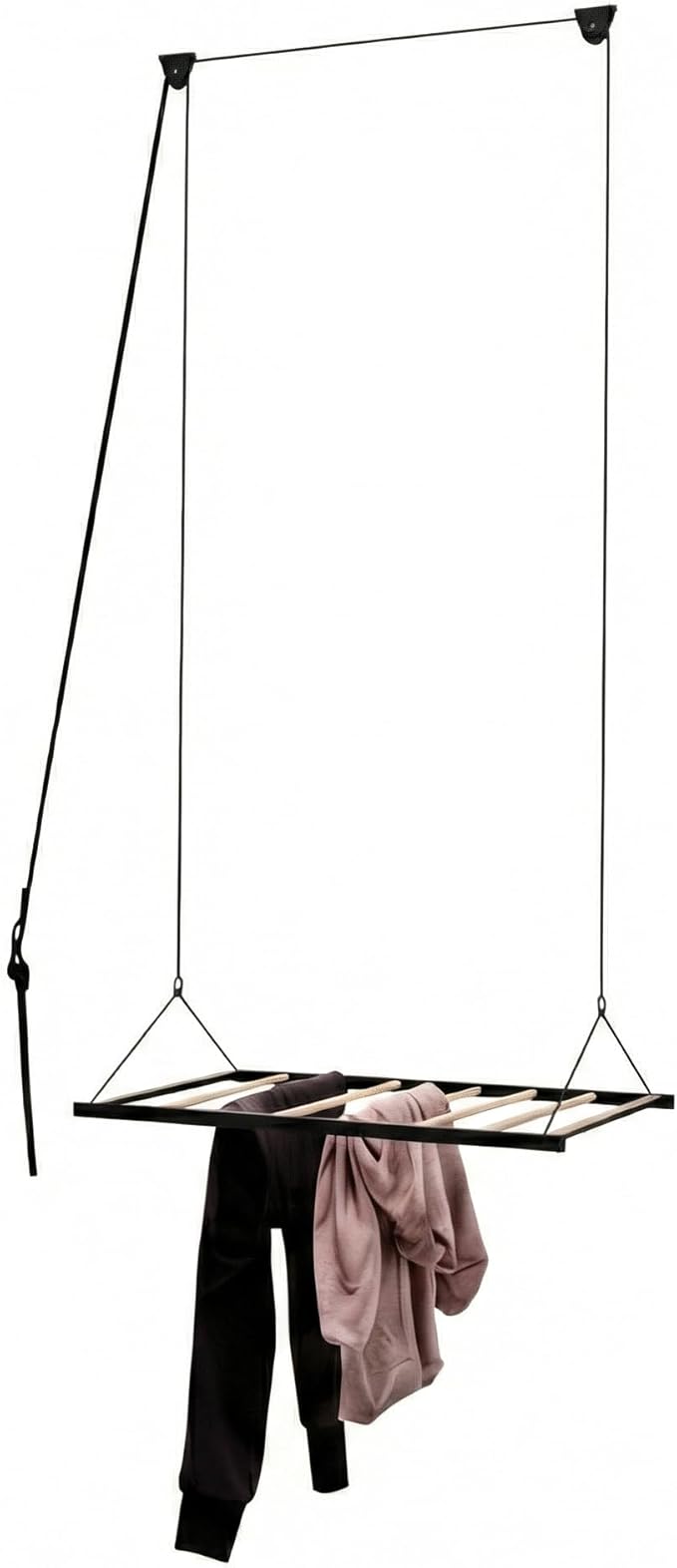 Ceiling Laundry Drying Rack w/Pulley System (36 INCHES)