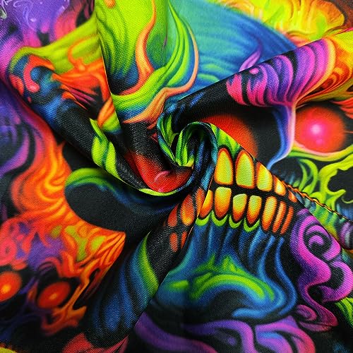 Skull Blacklight Wall Art