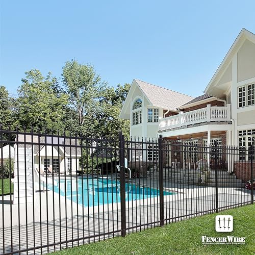 Pack of 10 Heavy Duty 8FT Outdoor Steel Fencing Border Post (10 Count)