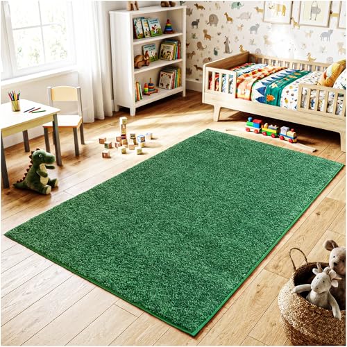 Soft & Colorful 7' Round Kids Classroom Area Rug