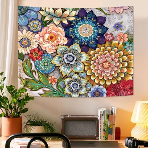 Colorful Floral Tapestry Wall hanging
