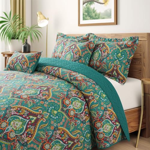 100% Cotton Face King Quilt Bedding Set