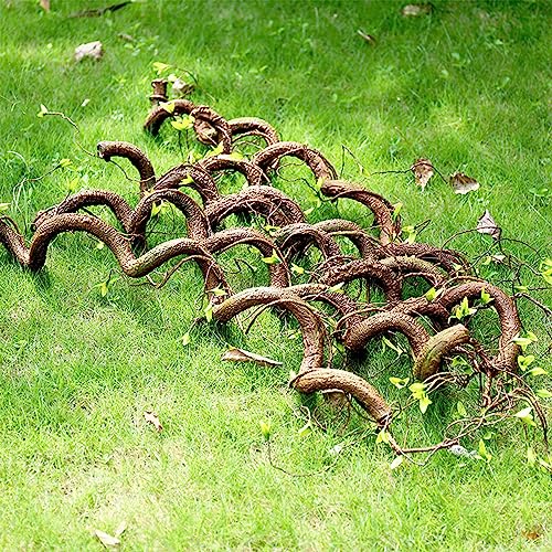 63" Realistic Ivy Wood Vine Garland with Leaf Wall Hanging Decor