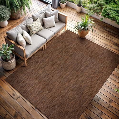 Outdoor Rug 10x14 Modern Area Rugs for Large Indoor and Outdoor Patios and Porches