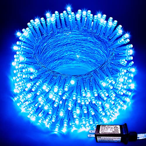 200 LED 66Ft Blue Christmas Halloween String Lights Indoor Outdoor (66 Foot)