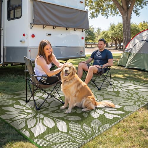 Outdoor Rug Waterproof for Patio Decor (54 Sq Ft)