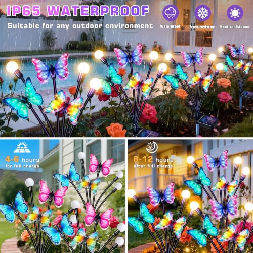 Solar Garden Lights Outdoor (4 Count)