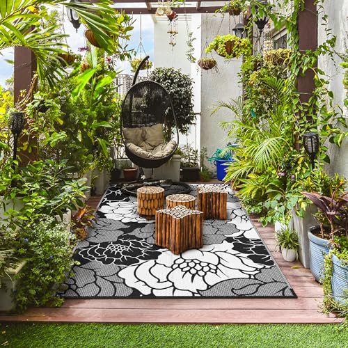 Outdoor Rug Waterproof for Patio Decor