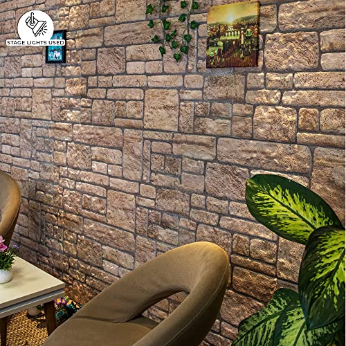 3D Wall Panels Faux Brick (10 Count)