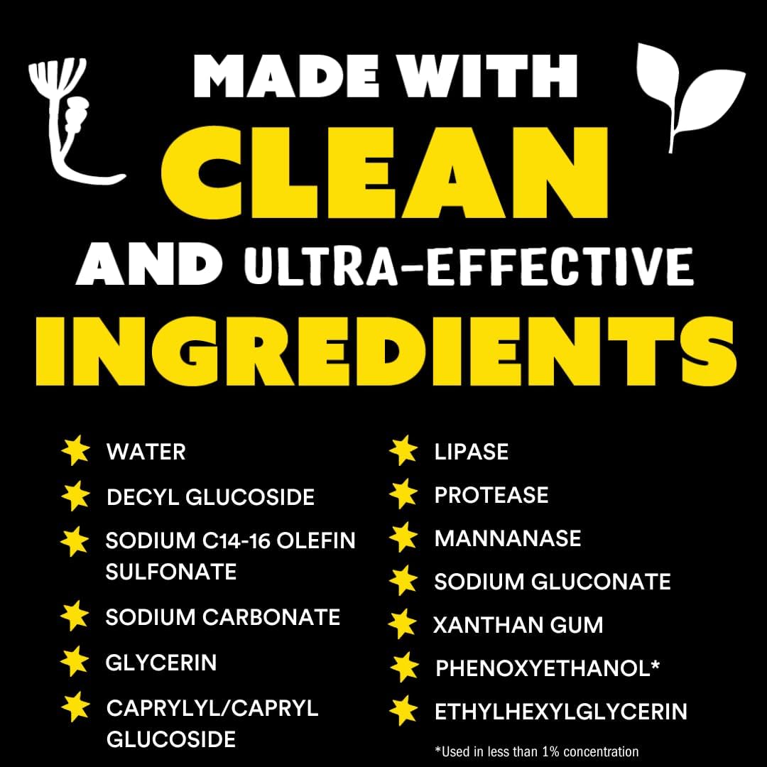 Molly's Suds Baby Liquid Laundry Detergent | Removes Formula, Poop & Spit-Up Stains | Extra Gentle for Infants, Babies, Toddlers (Fragrance Free, 200 Loads)