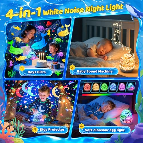 Ocean Baby Night Light Projector Sensory Toys for 1