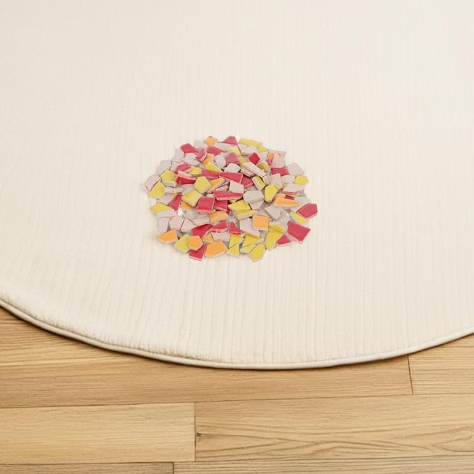 TEHAUX Mosaic Ceramic Fragments Craft Tiles Broken Tiles for Mosaics DIY Porcelain Pieces Unique Art Easy Maintenance