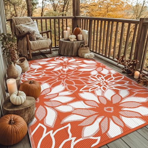 Outdoor Rug Waterproof for Patio Decor (54 Sq Ft)