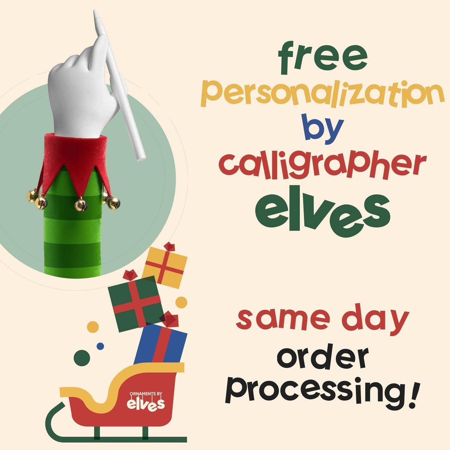 Ornaments by Elves - Personalized Baby Red Christmas Ball Ornaments 2024 - Customized Hanging Baby Girl Red Balls Christmas Decorations Use as Ornaments Christmas Tree in Giftable Packaging