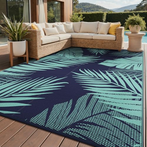 Outdoor Rug Waterproof Plastic Rugs for Patio
