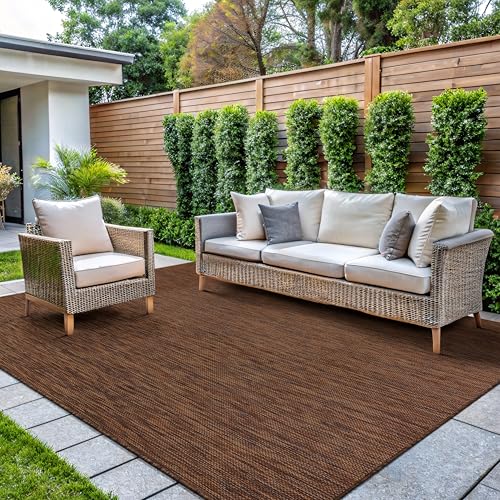 Outdoor Rug 8x10 Modern Area Rugs for Indoor and Outdoor Patios and Porches