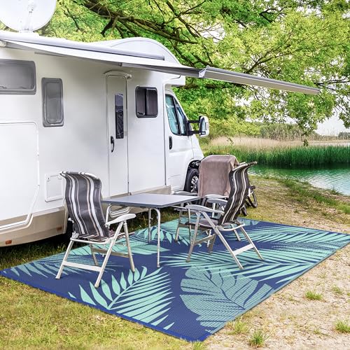 Outdoor Rug Waterproof Plastic Rugs for Patio