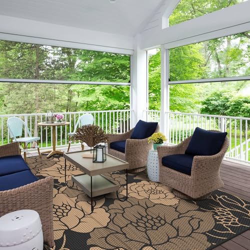 Outdoor Rug Waterproof Plastic Rugs for Patio