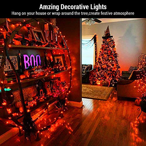 Orange Halloween Lights 300 Count 69.6ft Incandescent Light String (69.6 Foot)