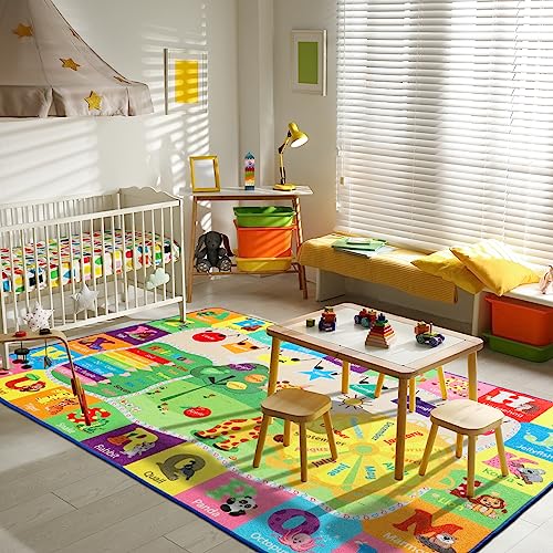 BENRON 4x6 Kids Rug for Playroom Classroom
