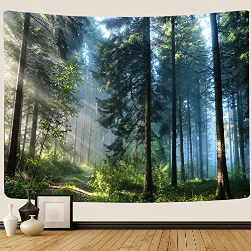 Forest Tapestry Home Decor Landscape Tapestry Living Room Bedroom Decoration Magic Curtain