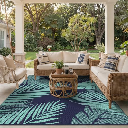 Outdoor Rug Waterproof Plastic Rugs for Patio