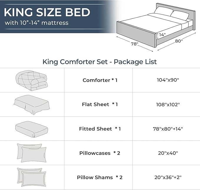 HEVUMYI Hot Pink & Baby Pink King Comforter Set - 7-Piece All Season Bed in a Bag King, Ultra Soft Bedding Set with Comforter, Flat Sheet, Fitted Sheet, Pillowcases, Pillow Shams