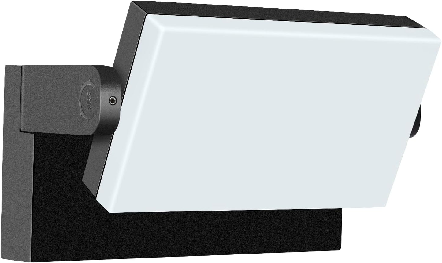 3CCT LED Outdoor Wall Lights, 4800LM, 360° Adjustable, 3 Color Modes, IP66 Waterproof, Security Wall Pack Flood Lights for Garage, Porch, Patio, Black